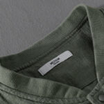Buddha Stones Casual Solid Color Ribbed Hem Long Sleeve Men's Cotton Linen Shirt With Pockets  - image 3