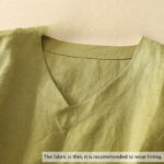 Buddha Stones Summer Casual Plain Women's V-neck Design Half Sleeve T-shirt - image 2