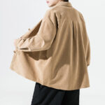 Buddha Stones Embroidery Chinese Frog-Button Design Tang Suit Men's Cotton Jacket Shirt - image 16