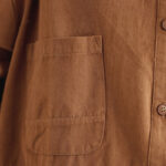 Buddha Stones Casual Plain Buttons Cotton Women's Shirt With Pockets - image 21