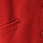 Buddha Stones Solid Color Women's Cotton Buttons Jacket With Pockets - image 13
