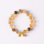 Buddha Stones Natural Citrine Fu Character Lucky Beast Prosperity Bracelet - image 8