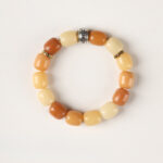 Buddha Stones Bodhi Seed Om Mani Padme Hum Lion Head Peace Bracelet - image 9
