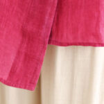 Buddha Stones Irregular Design Buttons Long Sleeve Women's Cotton Shirt - image 15