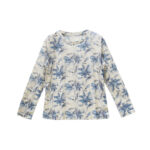 Buddha Stones Fall Blue Floral Women's Long Sleeve T-Shirt  For Older Adults - image 15