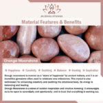 Buddha Stones 925 Sterling Silver Natural Orange Moonstone Cat Healing Necklace Pendant - image 7