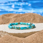 Buddha Stonesnatural Colorful Emperor Stone Oval Square Beads Anti-stress Bracelet - image 5