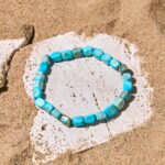 Buddha Stonesnatural Colorful Emperor Stone Oval Square Beads Anti-stress Bracelet - Light Blue Emperor Stone(Wrist Circumference: 15-17cm) - image 3