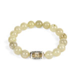 Buddha Stones Natural Citrine Om Mani Padme Hum Prosperity Bracelet - image 4