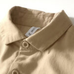 Buddha Stones Fall Solid Long Sleeve Buttons Down Men Cotton Shirt With Pockets - image 2