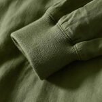 Buddha Stones Fall Solid Long Sleeve Buttons Down Men Cotton Shirt With Pockets - image 29