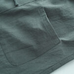 Buddha Stones Solid Long Sleeve Frog-Button Design Cotton Men's Shirt - image 6