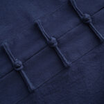 Buddha Stones 2Pcs Tang Suit Men's Frog-Button Cotton Long Sleeve Shirt Pants Set With Pockets - image 7