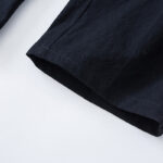 Buddha Stones 2Pcs Tang Suit Men's Frog-Button Cotton Long Sleeve Shirt Pants Set With Pockets - image 3