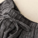 Buddha Stones Casual Textured Fabrics Women's Polyester Wide Leg Pants With Pockets - image 4