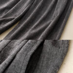 Buddha Stones Casual Textured Fabrics Women's Polyester Wide Leg Pants With Pockets - image 8