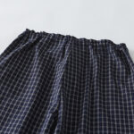 Buddha Stones Casual Plaid Pattern Women's Cotton Wide Leg Pants With Pockets - image 6