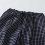 Buddha Stones Casual Plaid Pattern Women's Cotton Wide Leg Pants With Pockets - image 4
