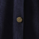 Buddha Stones Commute Plain Buttons Cotton Corduroy Women's Long Sleeve Shirt - image 2