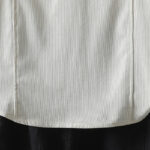 Buddha Stones Commute Plain Buttons Cotton Corduroy Women's Long Sleeve Shirt - image 15