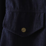 Buddha Stones Commute Plain Buttons Cotton Corduroy Women's Long Sleeve Shirt - image 3