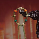 Buddha Stones Tibetan Dragon Pattern Dice Handmade Rope Bracelet - image 2