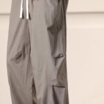 Buddha Stones Commute Spring Solid Color Drawstring Men's Harem Pants With Pockets - image 36