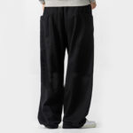 Buddha Stones Fall Pure Color Men's Wide Leg Cotton Drawstring Pants With Pockets - image 28