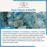 Buddha Stones 925 Sterling Silver Lotus Natural Apatite Creativity Bracelet - image 9