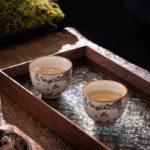 Buddha Stones Cute Cat Butterfly Teacup Kung Fu Tea Cup - image 5