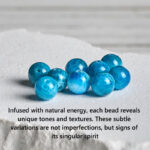 Buddha Stones 925 Sterling Silver Lotus Natural Apatite Creativity Bracelet - image 5