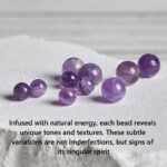 Buddha Stones 925 Sterling Silver Amethyst Lotus Design Natural Balance Bead Bracelet - image 15