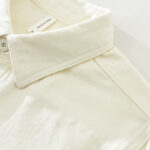 Buddha Stones Spring Commute Buttons Long Sleeve Shirt Men Cotton Clothing With Pockets - image 4