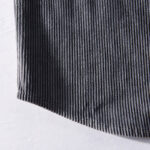 Buddha Stones Spring Plain Simple Buttons Design Corduroy Men's Long Sleeve Jacket With Pockets - image 1