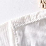 Buddha Stones Spring Plain Simple Buttons Design Corduroy Men's Long Sleeve Jacket With Pockets - image 8