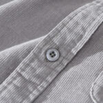 Buddha Stones Daily Plain Buttons Design Long Sleeve Men's Corduroy Pure Cotton Jacket With Pocket - image 14