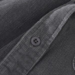 Buddha Stones Daily Plain Buttons Design Long Sleeve Men's Corduroy Pure Cotton Jacket With Pocket - image 8