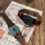 Buddha Stones Jade Mountain Ghosts Spend Money Prosperity Leather Watch Band Bracelet  - image 3