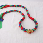 Buddha Stones Tibetan Colorful Tassel Beads Hair Decoration Hair Accessories Decorations BS Blue Bead