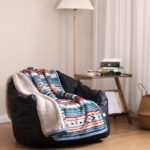 Buddha Stones Geometric Warm Soft Bed Throw Blanket Blanket BS 1
