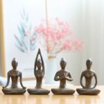 Buddha Stones Abstract Yoga Meditation Exercise Ceramics Spiritual Figurine Sculpture Decoration Decorations BS 9
