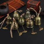 Buddha Stones Feng Shui Buddha Koi Fish Dragon Elephant Wind Chime Bell Luck Wall Hanging Decoration Decorations BS main