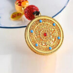 Buddha Stones Fu Character Blessing Ruyi Charm Key Chain Key Chain BS 16