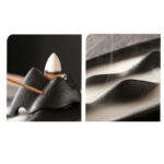 Buddha Stones Double Koi Fish Mountain Healing Ceramic Stick Incense Burner Decoration Incense Burner BS 13