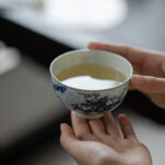 Buddha Stones Blue Dragon Design Ceramic Teacup Kung Fu Tea Cups Cup BS 4