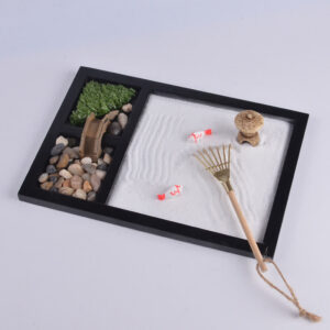 Buddha Stones Koi Fish Small Bridge Calm Peace Meditation Zen Garden Decoration Decorations BS Koi Fish Zen Garden