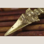 Buddha Stones Tibetan Five Strands Vajra Dorje Enlightenment Copper Decoration Decorations BS 7