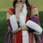 Buddha Stones Tibetan Multicolored Striped Shawl Winter Cozy Travel Scarf Wrap Tibetan Shawl BS 43