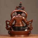 Buddha Stones Yellow Jambhala Bodhisattva Figurine Compassion Copper Statue Home Office Decoration Decorations BS 12