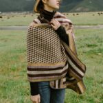 Buddha Stones Tibetan Shawl Classic Pattern Winter Cozy Warm Travel Scarf Wrap Tibetan Shawl BS 1